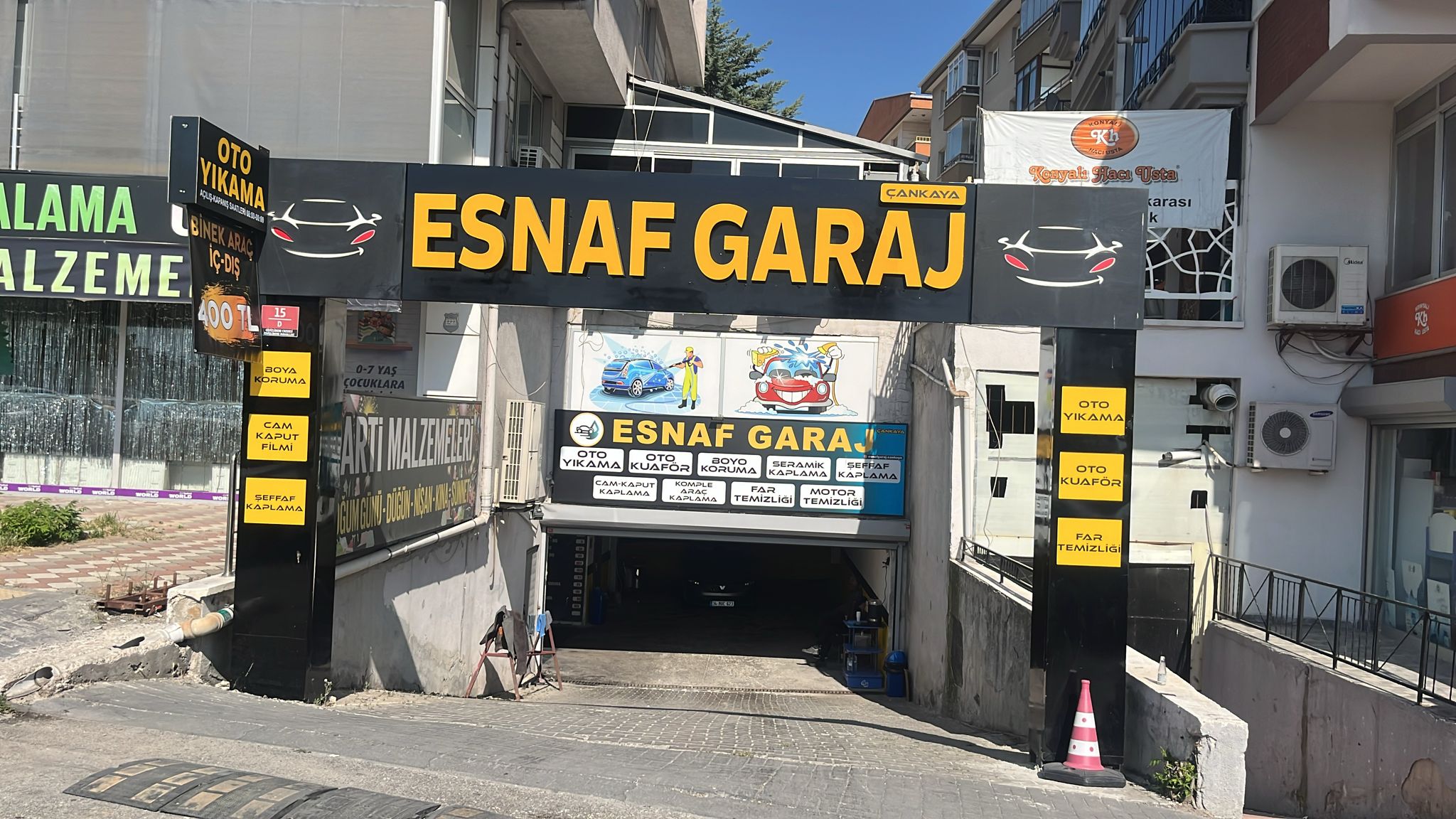 ESNAF GARAJ OTO YIKAMA -  CEVİZLİDERE /ÇANKAYA